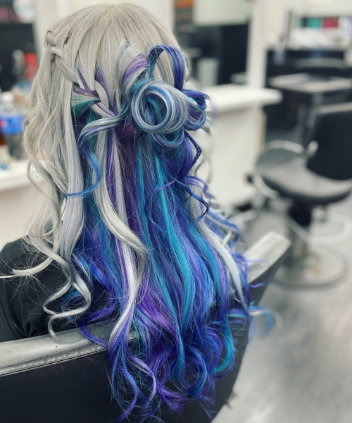 vivid hair color. Alix Danielle Master Colorist and Stylist Troy Alabama and South Florida